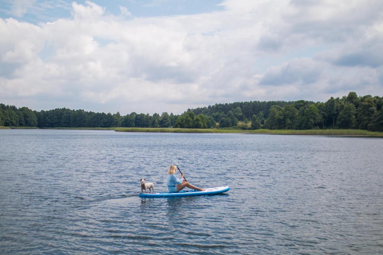Mazurskie Chatki Mrągowo Esterno foto