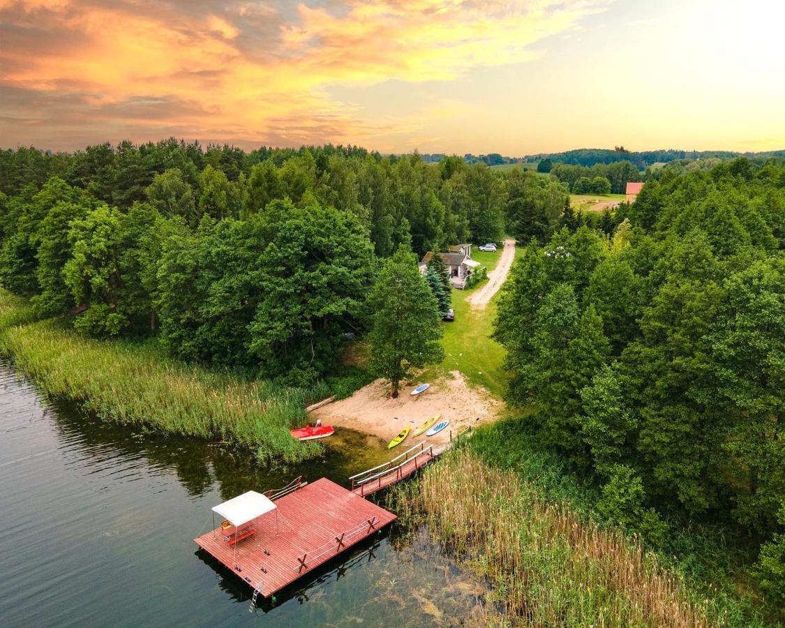 Mazurskie Chatki Mrągowo Esterno foto