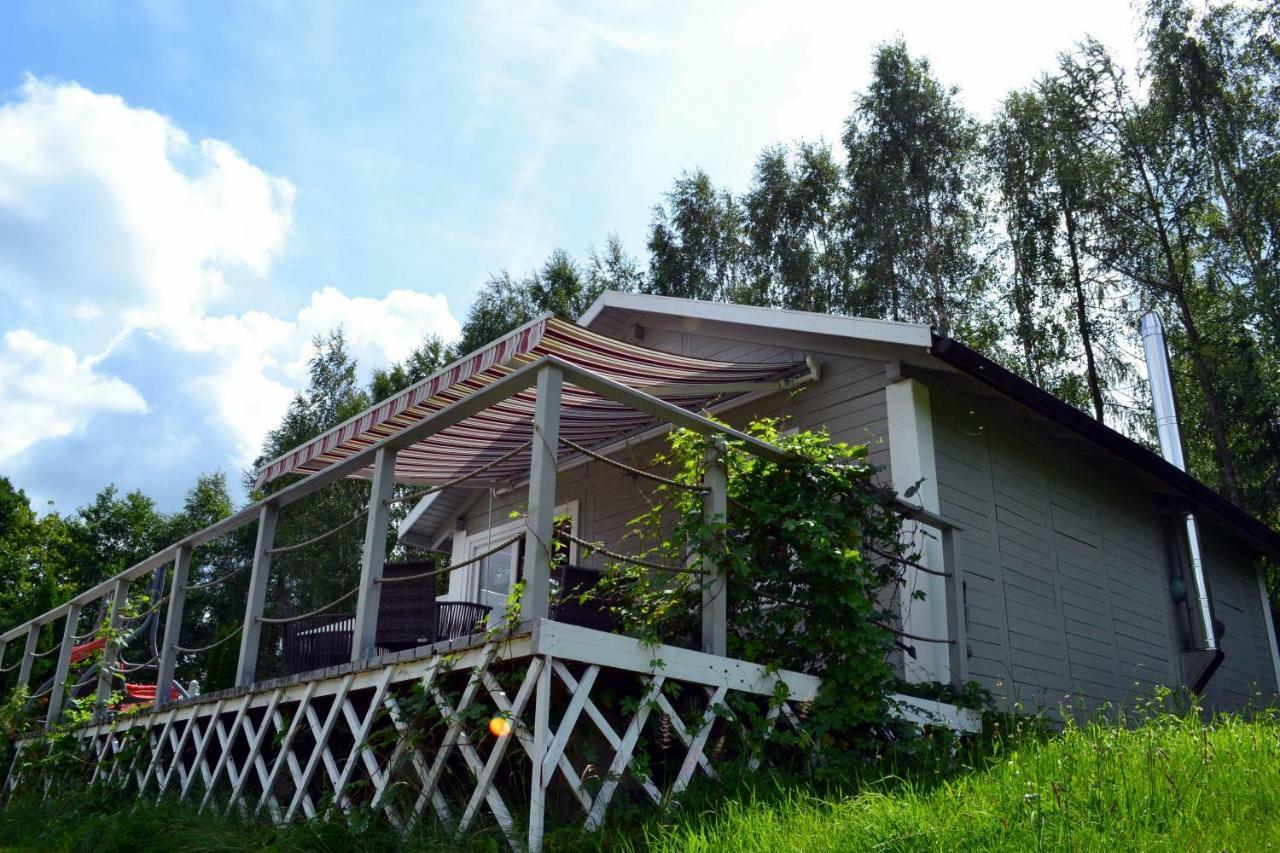 Mazurskie Chatki Mrągowo Esterno foto